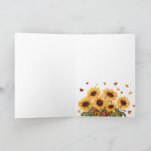 Grateful Harvest Cart Thanksgiving Card Karte (Innenseite)