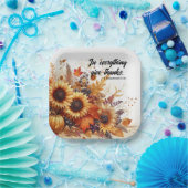 Grateful Harvest & Sacred Verse Pappteller (Party)