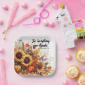 Grateful Harvest & Sacred Verse Pappteller (Party)