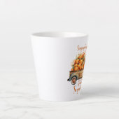 Grateful Harvest – Singing to God with Autumn Joy Milchtasse (Vorderseite)