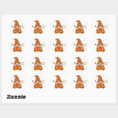 Grateful Heart Gnom-Sticker Runder Aufkleber (Blatt)