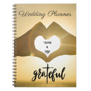 GRATEFUL HEART HOCHZEIT NOTIZBUCH PLANER NOTIZBLOCK