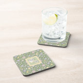 Grateful Heart Joyful Life Floral Coaster Set Getränkeuntersetzer (Rechte Seite)