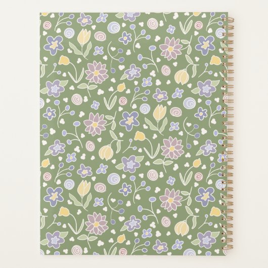 Grateful Heart Joyful Life Personalized Planner Planer (Rückseite)