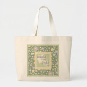 Grateful Heart Joyful Life Personalized Tote Bag Jumbo Stoffbeutel (Vorne)