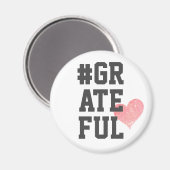 #GRATEFUL Heart Magnet (Vorderseite/Rückseite)