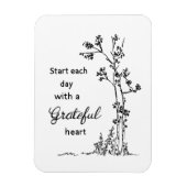 Grateful Heart Magnet (Vertikal)