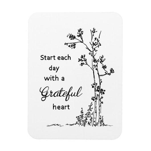 Grateful Heart Magnet (Vertikal)