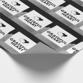 Grateful Heart. Wrapping Paper. Geschenkpapier (Ecke)