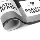 Grateful Heart. Wrapping Paper. Geschenkpapier (Rolleneckpunkt)