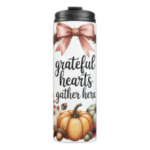 Grateful hearts gather here pumpkin wreath