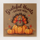 Grateful Hearts Thanksgiving Turkey Puzzle (Vertikal)