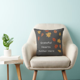 Grateful Hearts Throw Kissen