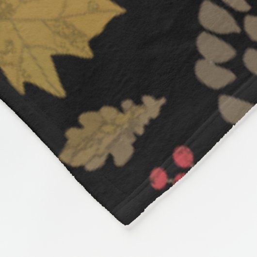 Grateful Herbst Blätter Blätter Blätter Blätter sc Fleecedecke (Ecke)