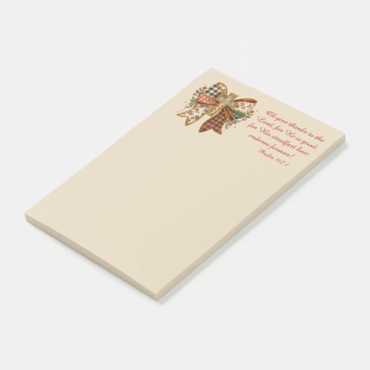 Grateful in Faith Post-it Klebezettel (angewinkelt)