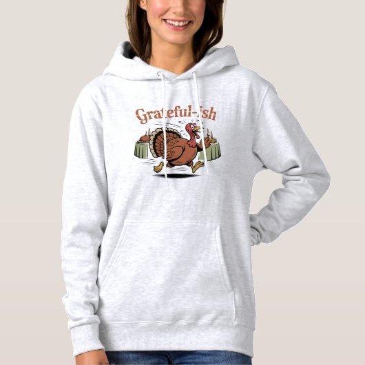 Grateful-ish | Erntedankfest-Stimmung Design Hoodie (Vorderseite)