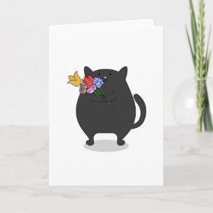Grateful Kitty Dankeskarte
