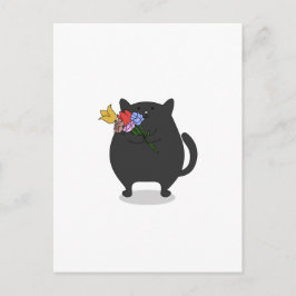 Grateful Kitty Postkarte