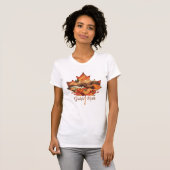 Grateful North – Canadian Thanksgiving Design T-Shirt (Vorne ganz)