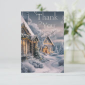 Grateful Pastel Pine Happy Holidays Dankeskarte (Stehend Vorderseite)