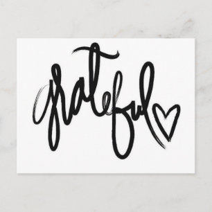 Grateful Postcard Postkarte