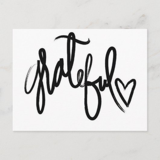 Grateful Postcard Postkarte (Vorderseite)