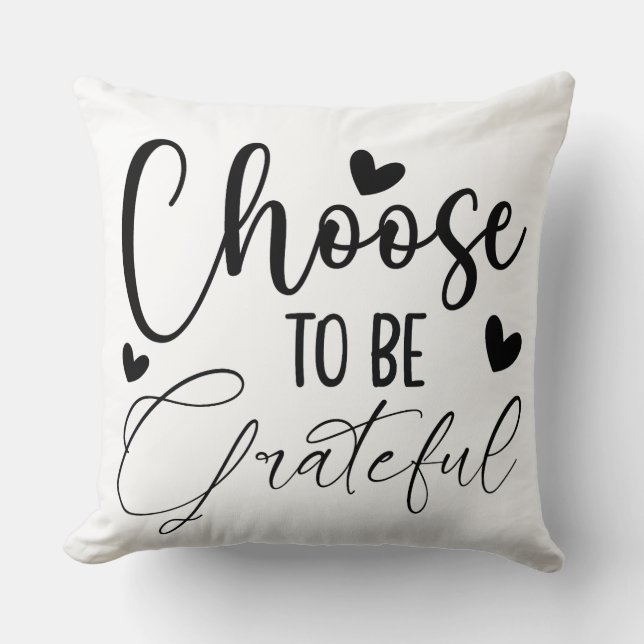grateful quote kissen (Vorderseite)