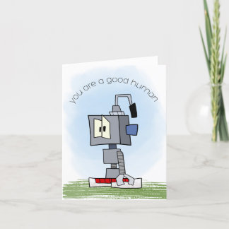Grateful Robot Card Karte
