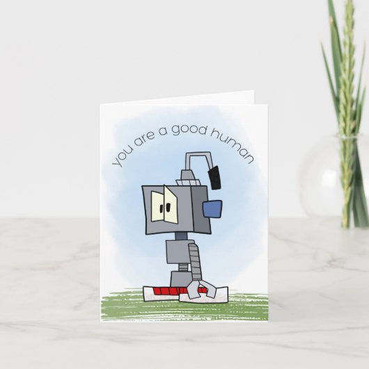 Grateful Robot Card Karte (Vorderseite)