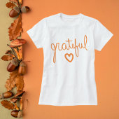 Grateful Script Letting T-Shirt