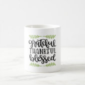 Grateful thankful blessed kaffeetasse (Mittel)