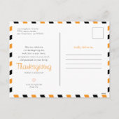 Grateful Thankful Blessed Thanksgiving Photos Feiertagspostkarte (Rückseite)