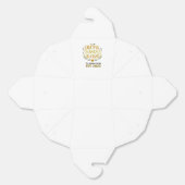 Grateful, Thankful, Blessed Typography Family name Geschenkschachtel (Ungeklappt)