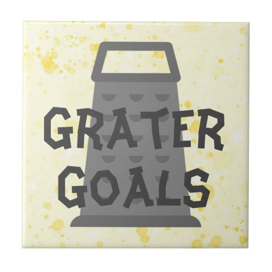 Grater Goals Keramik Tile Fliese (Vorderseite)