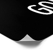 Graters Gonna Grate Funny Chee Pun Dark BG Poster (Ecke)