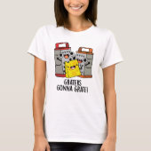 Graters Gonna Grate Funny Cheese Puff T-Shirt (Vorderseite)