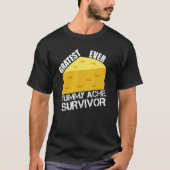 Gratest Ever Tummy Ache Survivor IBS Stomachache T-Shirt (Vorderseite)