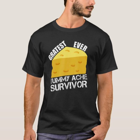 Gratest Ever Tummy Ache Survivor IBS  Stomachache  T-Shirt (Vorderseite)