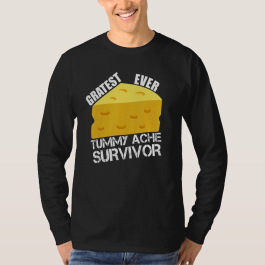 Gratest Ever Tummy Ache Survivor IBS Stomachache T-Shirt (Vorderseite)