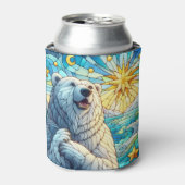Grateure Polar Bären Imitate aus Glas Dosenkühler (Kanne Vorderseite)