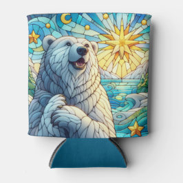 Grateure Polar Bären Imitate aus Glas Dosenkühler