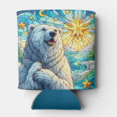 Grateure Polar Bären Imitate aus Glas Dosenkühler (Rückseite)
