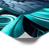 Grateure Polar Bären Imitate aus Glas Poster (Ecke)