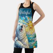 Grateure Polar Bären Imitate aus Glas Schürze (InSitu)