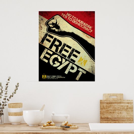 Gratis Ägypten! Poster (Küche)