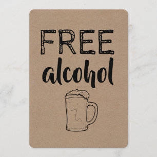 Gratis Alkohol   TRAUZEUGE   TRAUZEUGE Funny Vorsc Einladung