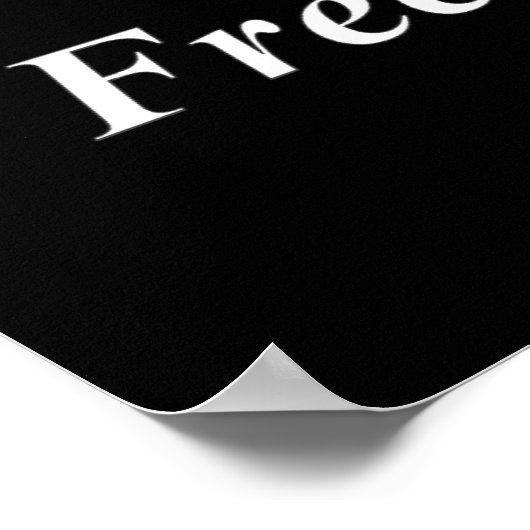 Gratis Bier! Poster (Ecke)