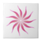 Gratis Blumen Hübsch in rosa Blätter Kunst Fliese (Vorderseite)