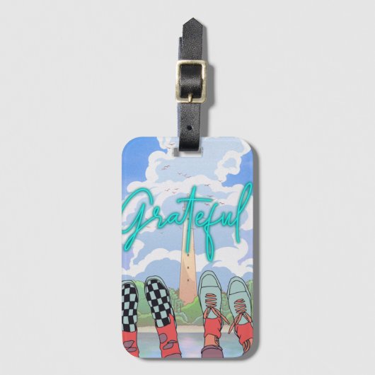 GRATIS, ENTSPANNUNGSZEIT GEPÄCKANHÄNGER (Vorderseite Vertikal)