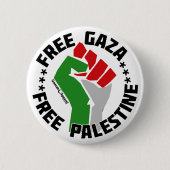 Gratis-Gazastreifen Button (Vorderseite)